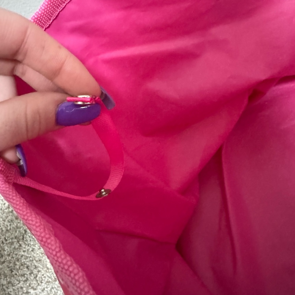 Lilly Pulitzer Pink and Blue Pineapple Large Beach Vacation Tote - Picture 6 of 10
